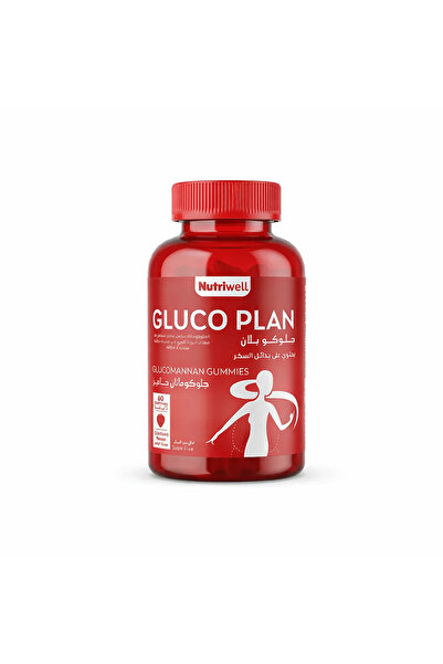 GLUCODIM Nutri-Well Glucomannan Jamies Dietary Supplement Strawberry Flavor 6...