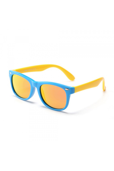 Techsuit Children's Sunglasses D802, Polarized, UV Protection, Blue Yellow Or...