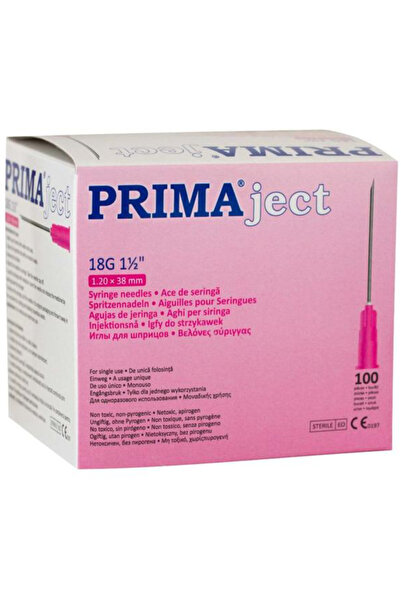 Prima Ace seringa recoltare Prima, unica folosinta, 18G, 1 1/2' (1.20 x 38mm)...
