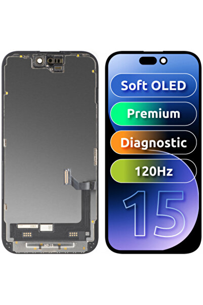 Mpelleconcept Display cu touchscreen MP compatibil cu Apple iPhone 15, cu ram...