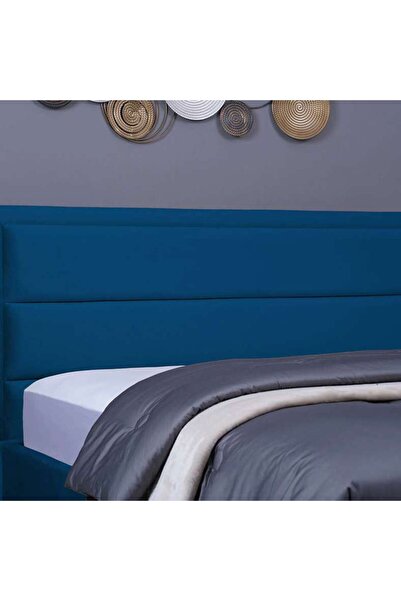 PAN HOME TROJAN HEADBOARD VELVET BLUE L-180 : H-125 CM