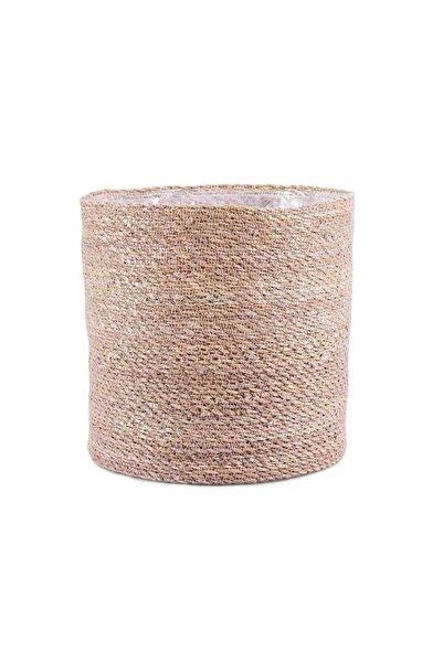 PAN HOME Cylin Decorative Plant Basket Dia25x25cm - Natural