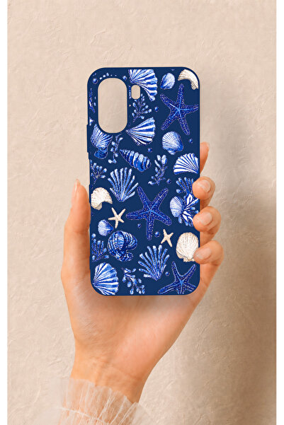 Vip Case Oppo A6T Uyumlu Deniz Kabuğu Desenli Silikon Kılıf
