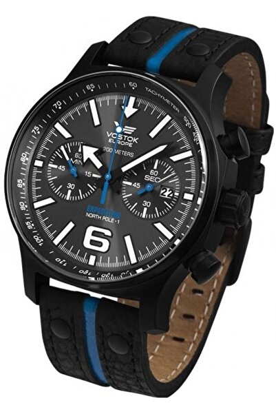 Vostok Europe ceas bărbătesc 6S21-5954198 — negru, sportiv, rezistent la apă
