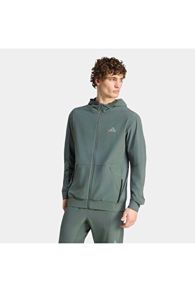 adidas D4T Hybrid Fz H Erkek Spor Sweatshirt KS6395