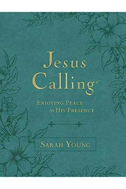 Thomas Nelson Jesus Calling, Large Text Teal Leathersoft, with Full Scripture...