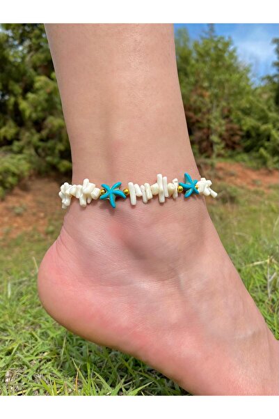 Beykan handmade Kök Mercan Series Anklet