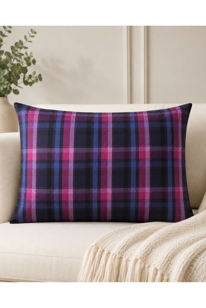 Mona Goods Pillowcase Set of 2 with Plaid Pattern