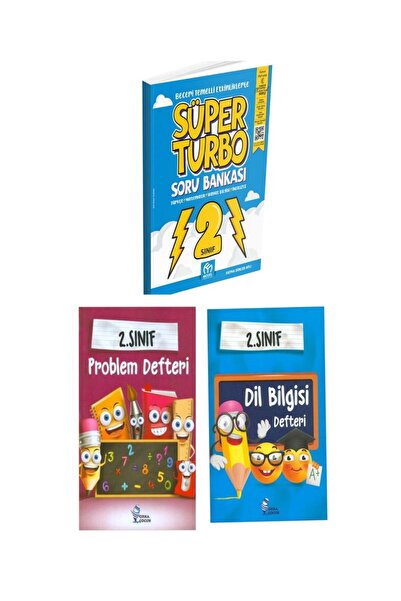 MODEL EĞİTİM YAYINCILIK 2.Sınıf Süper Turbo Soru Bankası Ve Problem+Dil Bilgi...