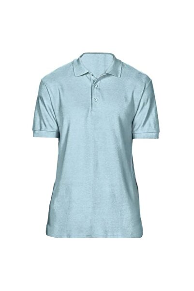 GILDAN Tricou polo bărbătesc, 100% bumbac, GI85800 Premium, chambray