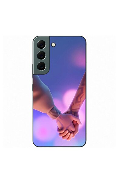 OEM Калъф, съвместим със Samsung Galaxy S22+ Plus, силиконов гел TPU, с десен...