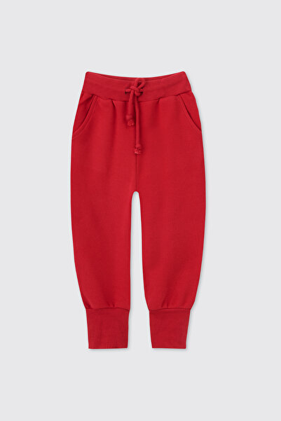 Panço Baby Girl Red Sweatpants