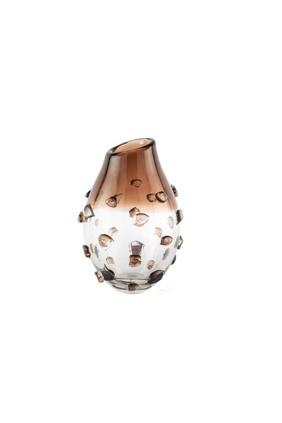 Mikasa Moor Coffee Transparent Crystal Glass Vase 25X35Cm