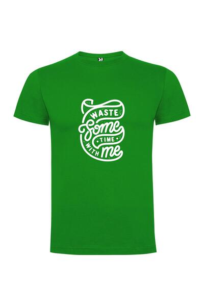iLovePrints Time-Wasting Typography Art Tshirt