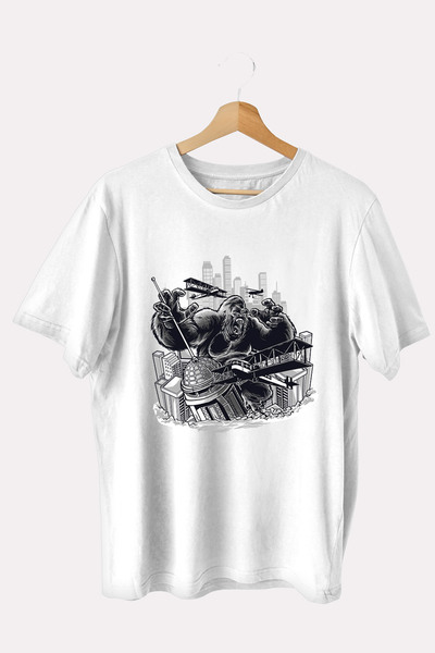 iLovePrints Μπλούζα Art King Kong