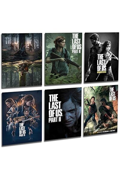 ESSESORIES مجموعة ملصقات جدارية للألعاب من The Last of Us، مجموعة من 6 قطع لت...