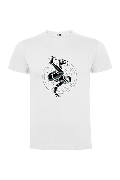 iLovePrints Skateboard Stormtrooper Spacewalk Tshirt