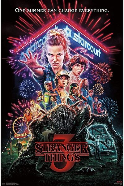 ESSESORIES Netflix Stranger Things: Season One Sheet Poster Wall Art Room Dec...