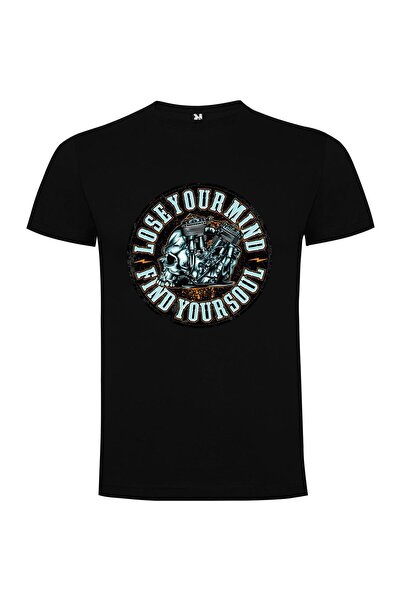 iLovePrints Skull Engine T-Shirt Tshirt