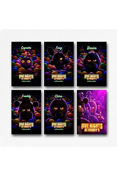 ESSESORIES Album Cover 2023 Movie Teenager Music Poster Wall Art Set of 6 Roo...