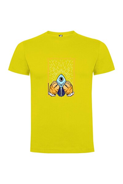 iLovePrints Feline Eye Cosmic Art Tshirt