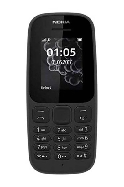 Generic Nokia 105 Dual SIM Phone, Black, 16MB