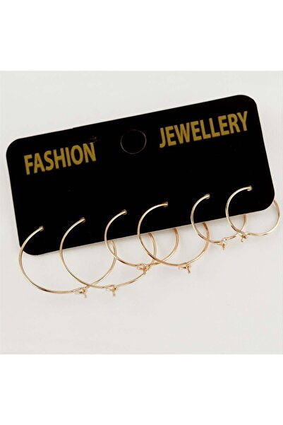 ZERO LAND Zengemtr 6-Piece Thin Hollow Hoop Earrings (190257) - Roz-1