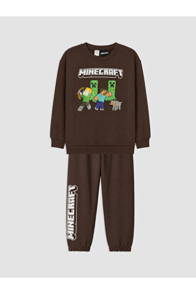LC Waikiki Freezen Store'dan I Minecraft Baskılı Erkek Çocuk Takım
