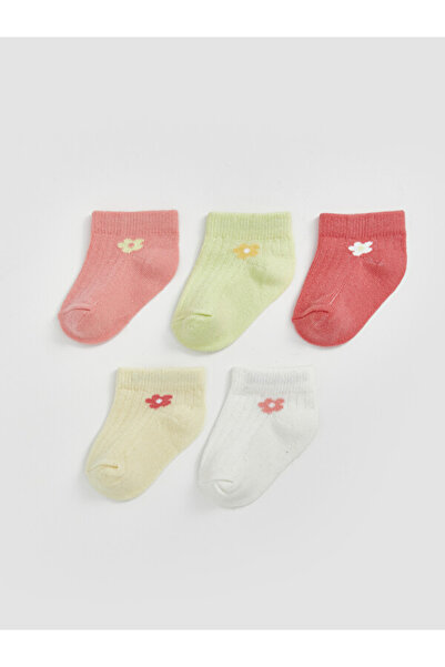 LC Waikiki Timeless Clothing & Timeless Choices Floral Baby Girl Booties Sock...