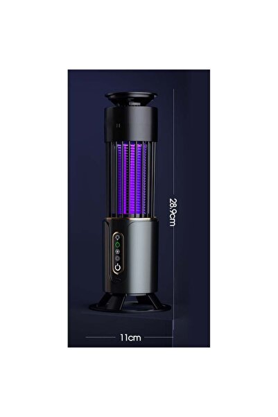OEM Lampa anti tantari, USB, baterie, 1200 mAh, functie captare insecte si, i...