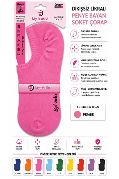 Uğur İnci Seamless Lycra Combed Cotton Socks Colorful Series – Flexible, Soft...