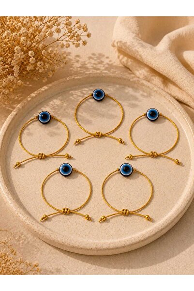 Handmade Asansörlü paraşüt ipli nazar boncuklu bileklik...Kına, Nişan, kadınl...