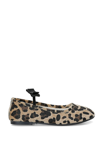 Polaris Lilya.F Leopard Girls' Ballerinas