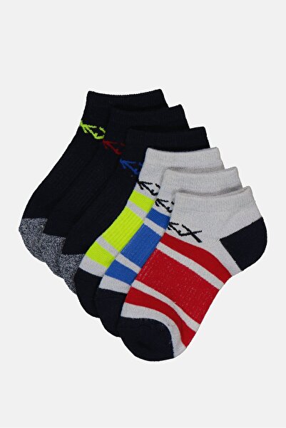SKECHERS Kids Boy 6 Pair Low Cut Socks, Multicolor