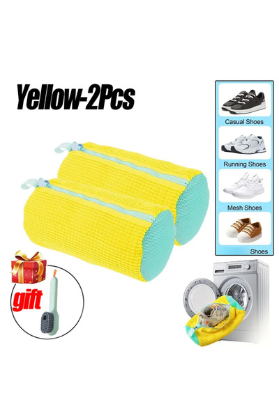 Choice8 2PCS yellow-gift Laundry Bags Shoe Washing Machine Bag-with Zipper La...