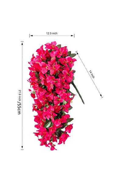 Choice5 1 pc Burgundy Artificial Flowers Vine Bougainvillea Wedding Home Room...
