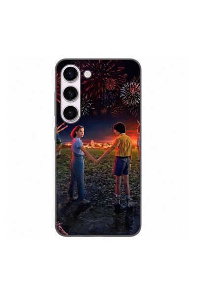 OEM Husa compatibila cu Samsung Galaxy S23 Silicon Gel Tpu Model Stranger Thi...
