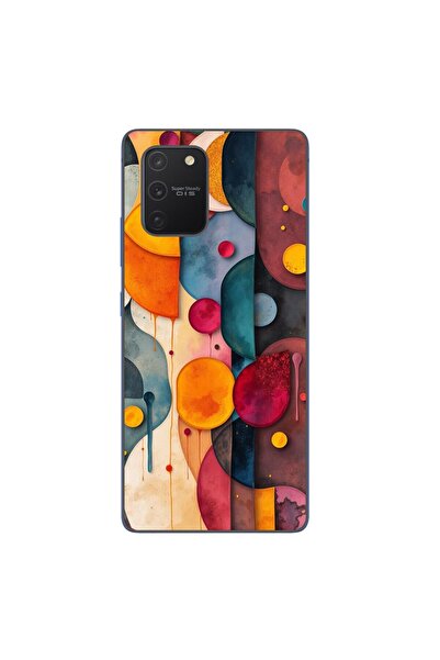 OEM Husa compatibila cu Samsung Galaxy S10 Lite Silicon Gel Tpu Model Abstrac...