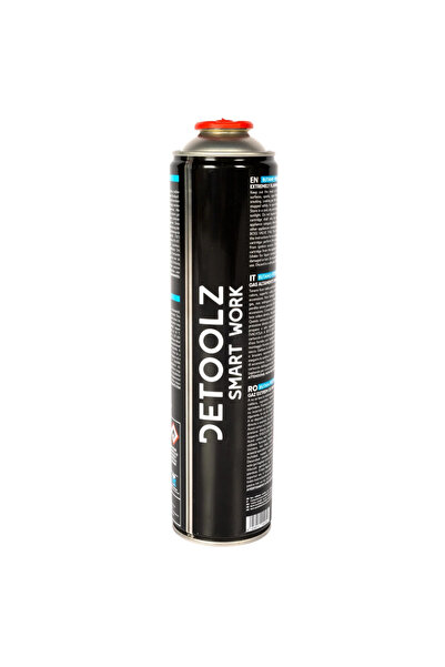 DETOOLZ Rezerva gaz 330g cu valva si filet 7/16'