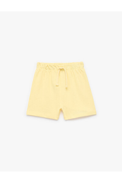 Koton Pantaloni scurți basic din bumbac cu talie legată
