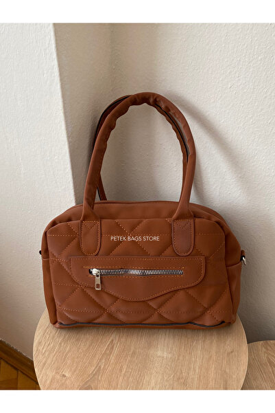 Petek Collection Daily Quilted Women's Shoulder Handbag (with Strap)