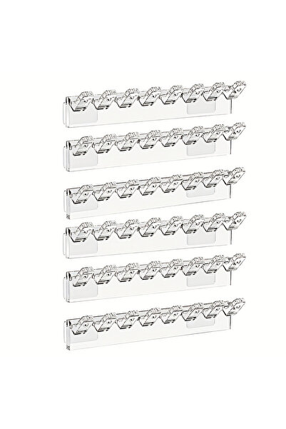 Choice 6Pcs 3/6Pcs Necklace Storage Rack Behind The Mirror Cabinet Door.Brace...
