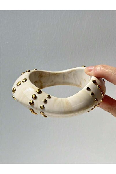 Choice4 C New Autumn/Winter Collection: Off-White Geometric Irregular Resin B...