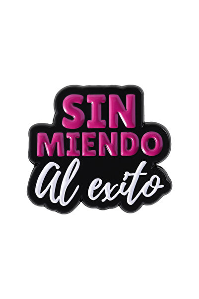 choice2 QHXZ4953 Funny Spanish Quotes Sin Miendo Brooch Enamel Pins Custom Es...