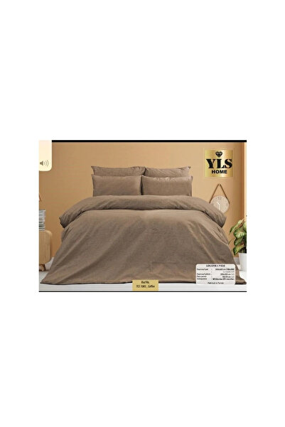 yls home Lenjerie pentru pat dubla 4 piese, 2 persoane , 220X240 cm