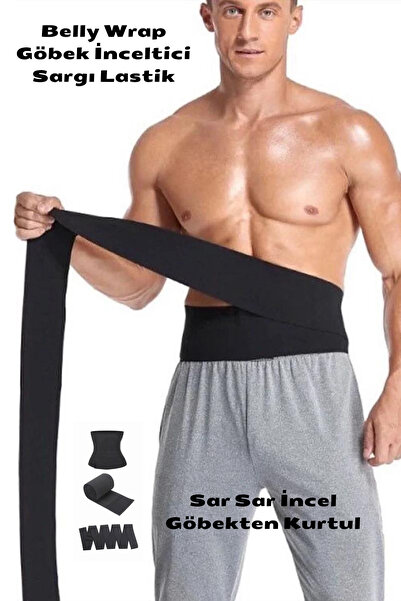 B BLUE KORSE Göbek ve Bel ve Sıkılaştırıcı Lastik Korse BellyWrap Göbek Sargısı