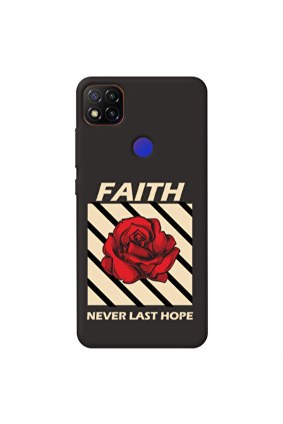 Other Xiaomi Redmi 9c Faith Never Last Hope Black Colored Silicone TPU Θήκη