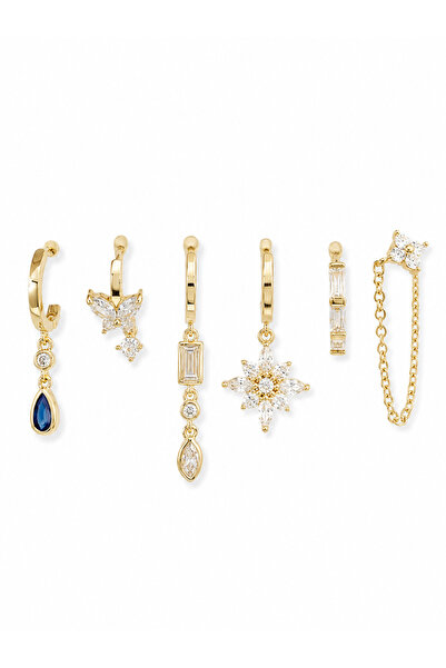 Venus Design Steel 6-Piece Earring Set