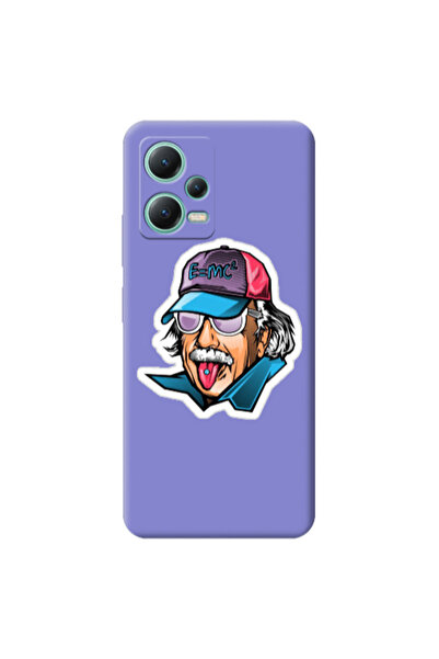 Other Xiaomi Redmi Note 12 Pro 5G Einstein Purple Colored Silicone TPU Θήκη
