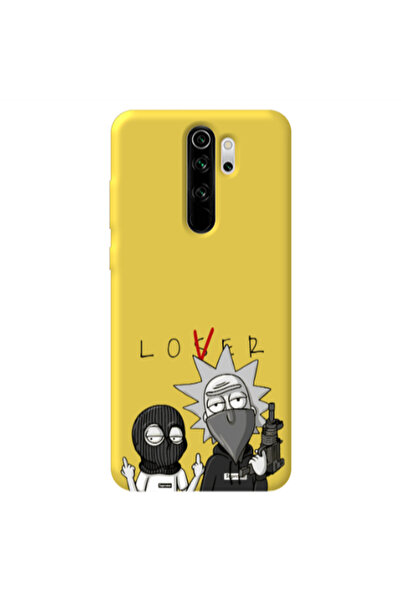 Other Xiaomi Redmi Note 8 Pro Rick Loser Yellow Colored Silicone TPU Θήκη
